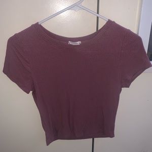 Bozzolo crew neck crop top